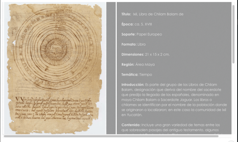 Libro de Chilam Balam maya INAH