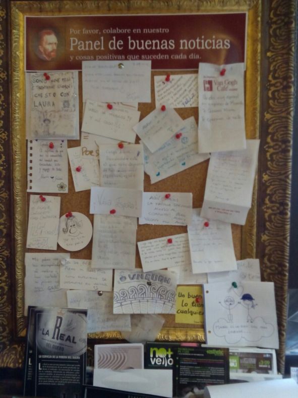 Panel de buenas noticias