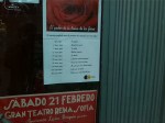 Cartel de rosas