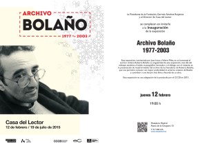Inauguración BOLAÑO.indd