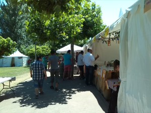 Panorámica de una feria