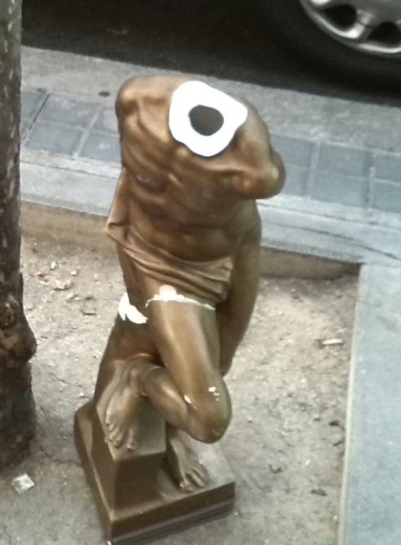 Decapitación del arte