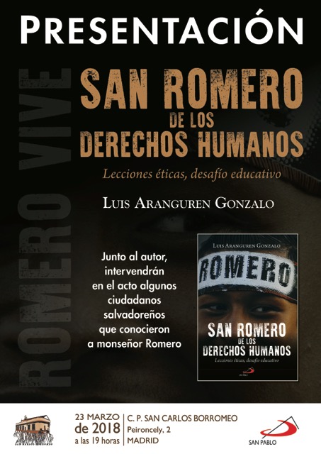 CARTEL SAN ROMERO MADRID