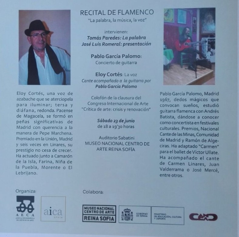 Critica de arte y flamenco